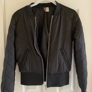 Black Bomber Jacket